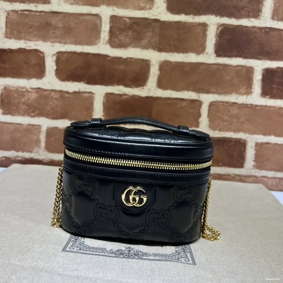 Hyperpeter handle Matelassé mini top bag GG GUCCI 0510